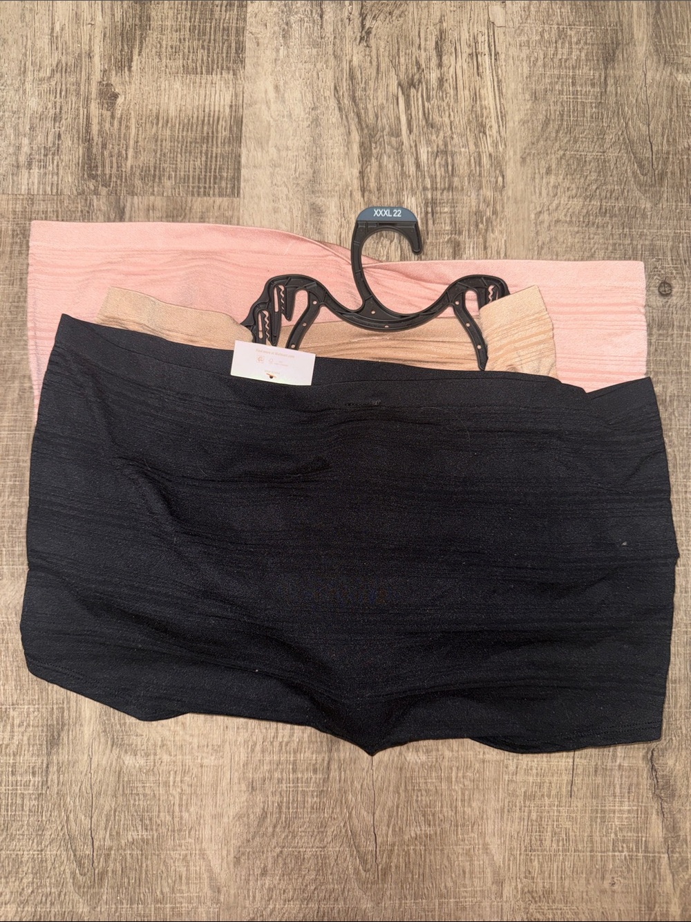 Women’s Seamless Boyshorts Pack - Black, Pink, Beige